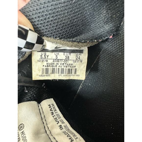 Nike Sneakers Kids Size 5.5Y Air Force 1 Low '07 LB8 Just Do It AO3977-001 - Picture 4 of 13